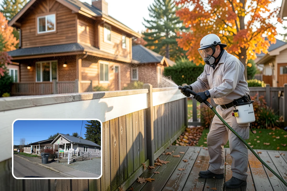Downspout Flushing in South Prairie, Pierce County, WA - Dislodges compacted debris a basic clean-out leaves behind