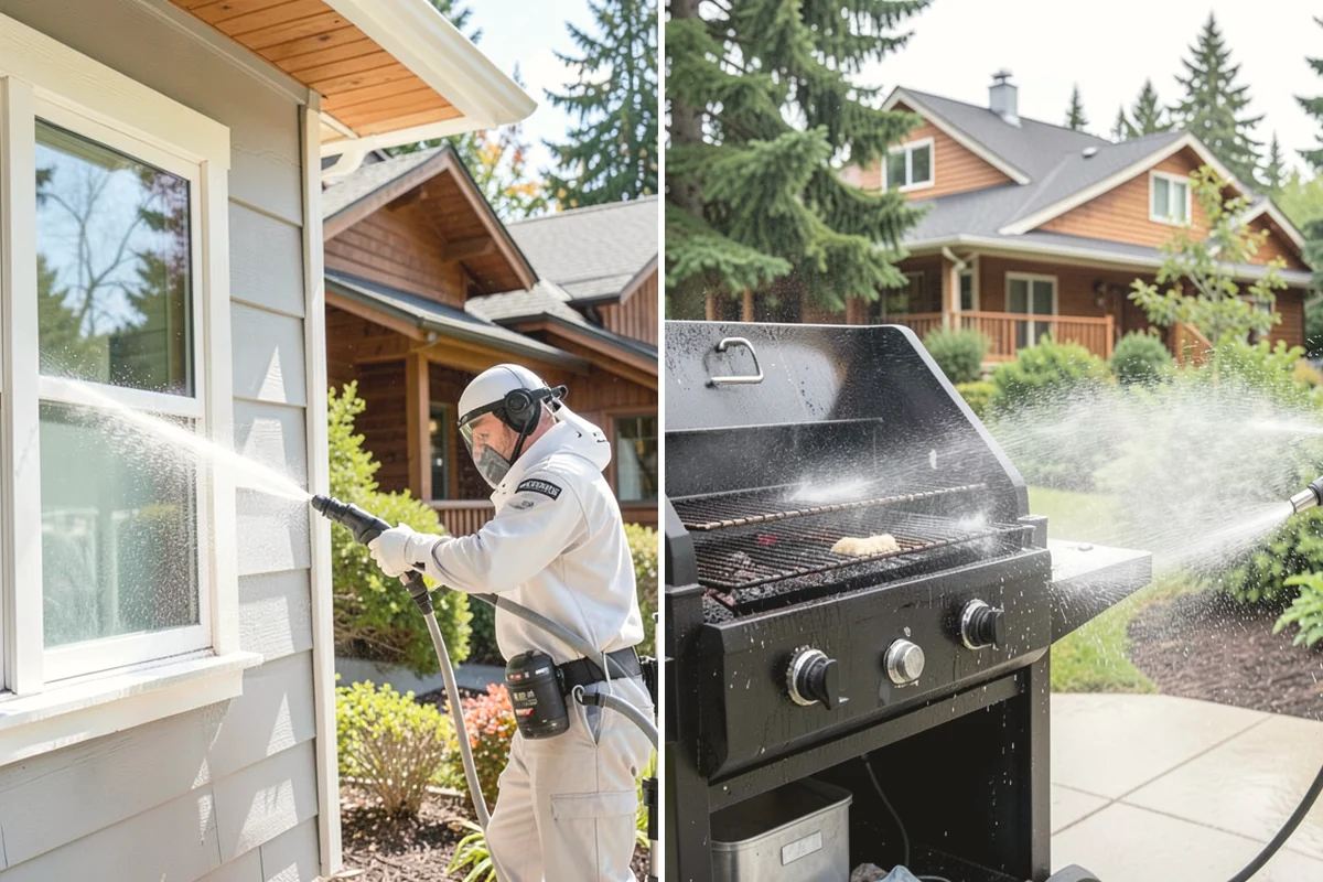 Downspout Flushing in Steilacoom, Pierce County, WA - Identify downspouts with restricted or slow flow