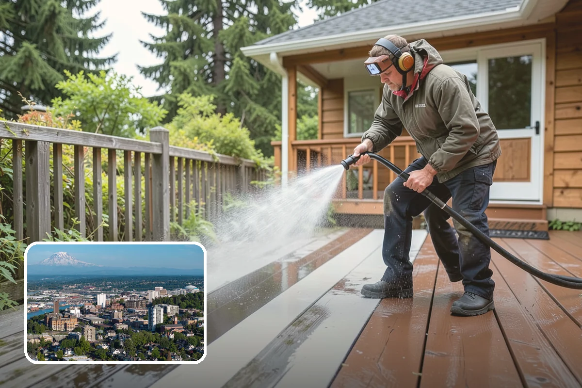 Downspout Flushing in Tacoma, Pierce County, WA - Dislodges compacted debris a basic clean-out leaves behind