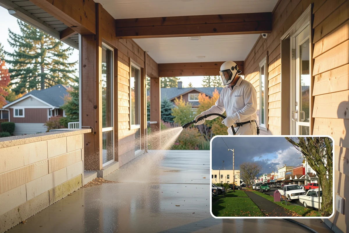 Drive-Thru Cleaning in Arlington, Snohomish County, WA - Eliminates the sticky drip line of spilled drinks and grease under the order window