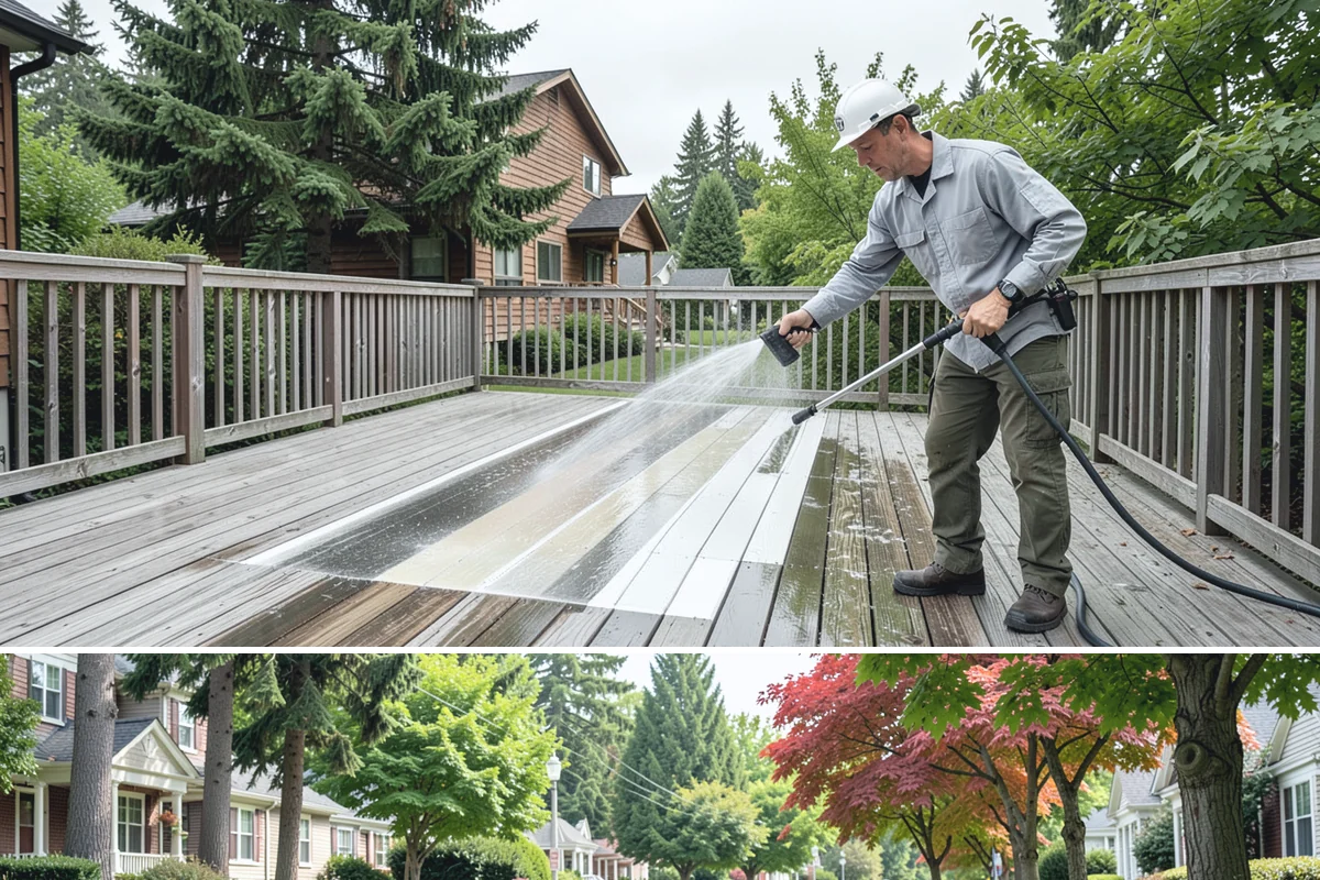 Drive-Thru Cleaning in Beaux Arts Village, King County, WA - Best cleaned every quarter year-round, with extra attention in fall when leaf litter and rain accelerate algae in the lane.