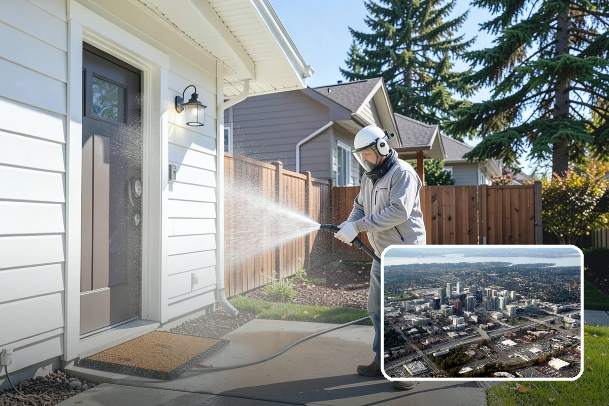 Drive-Thru Cleaning in Bellevue, King County, WA - Eliminates the sticky drip line of spilled drinks and grease under the order window