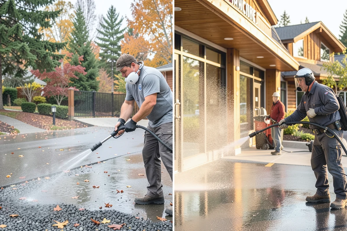 Drive-Thru Cleaning in Bonney Lake, Pierce County, WA - Pre-spray the lane and window zone with a food-safe degreaser