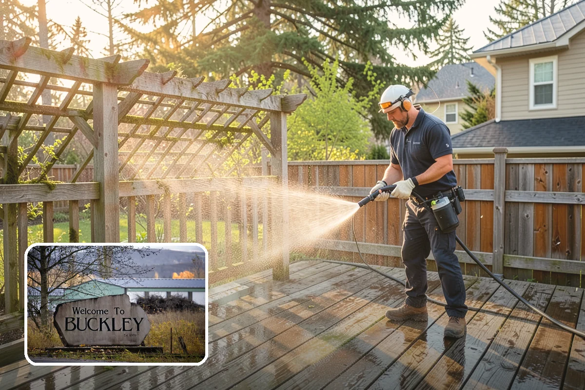 Drive-Thru Cleaning in Buckley, Pierce County, WA - Eliminates the sticky drip line of spilled drinks and grease under the order window