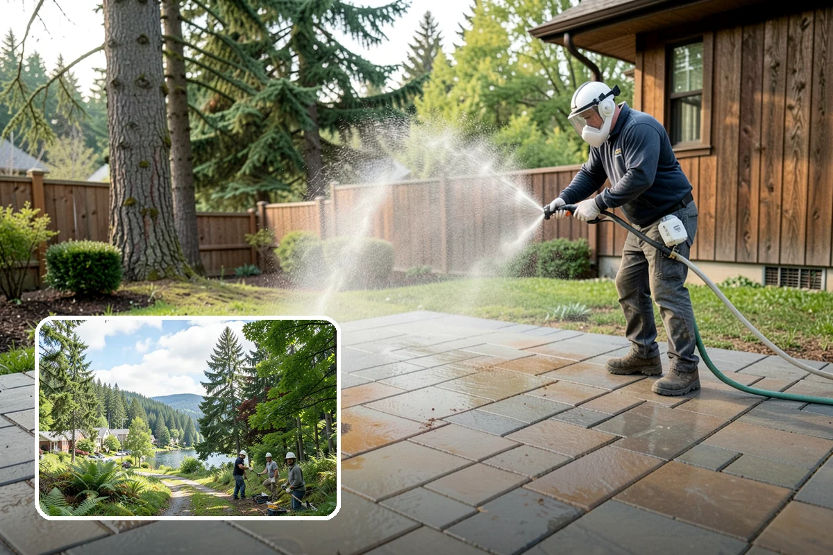 Drive-Thru Cleaning in Lake Forest Park, King County, WA - Eliminates the sticky drip line of spilled drinks and grease under the order window