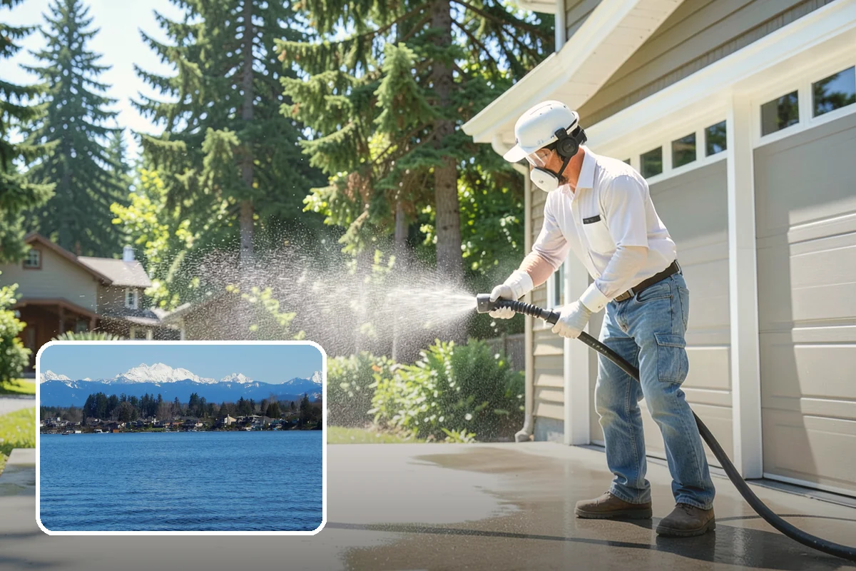 Drive-Thru Cleaning in Lake Stevens, Snohomish County, WA - Eliminates the sticky drip line of spilled drinks and grease under the order window