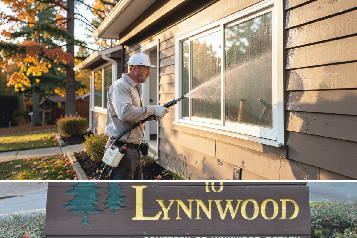 Drive-Thru Cleaning in Lynnwood, Snohomish County, WA - Best cleaned every quarter year-round, with extra attention in fall when leaf litter and rain accelerate algae in the lane.