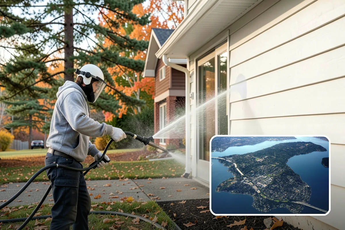 Drive-Thru Cleaning in Mercer Island, King County, WA - Eliminates the sticky drip line of spilled drinks and grease under the order window