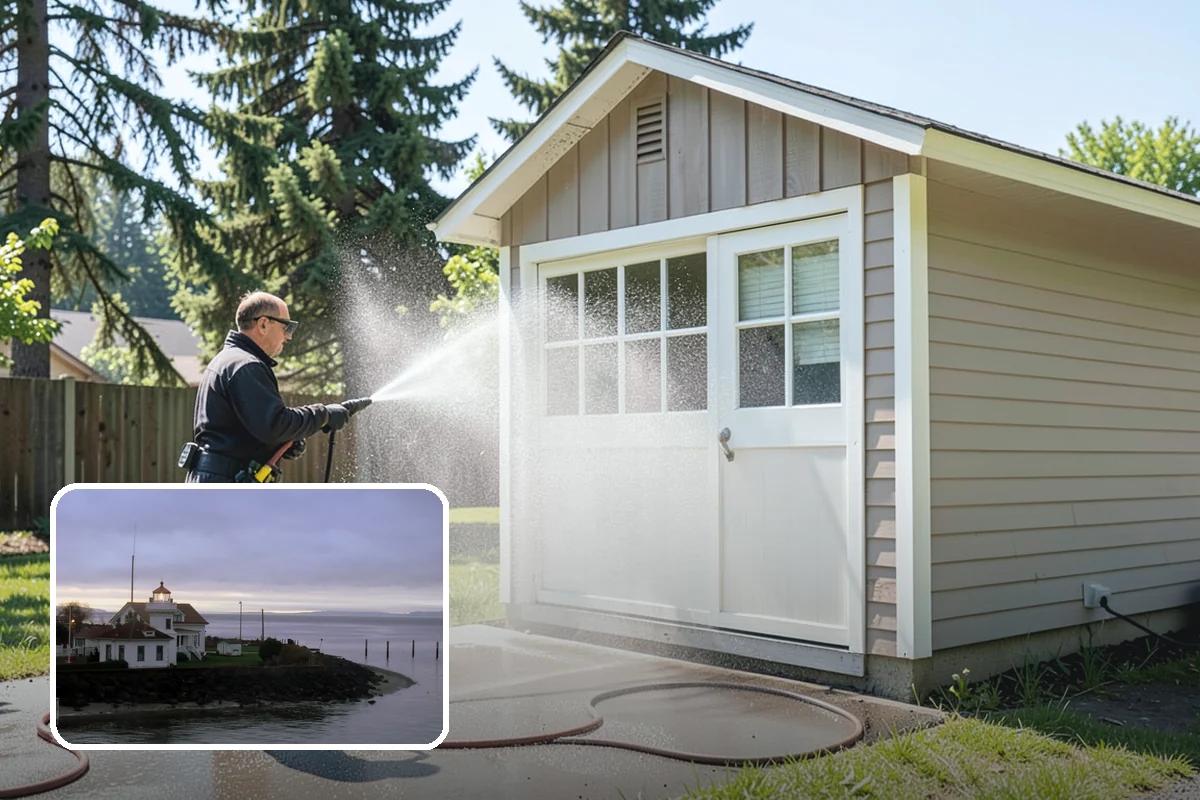 Drive-Thru Cleaning in Mukilteo, Snohomish County, WA - Eliminates the sticky drip line of spilled drinks and grease under the order window