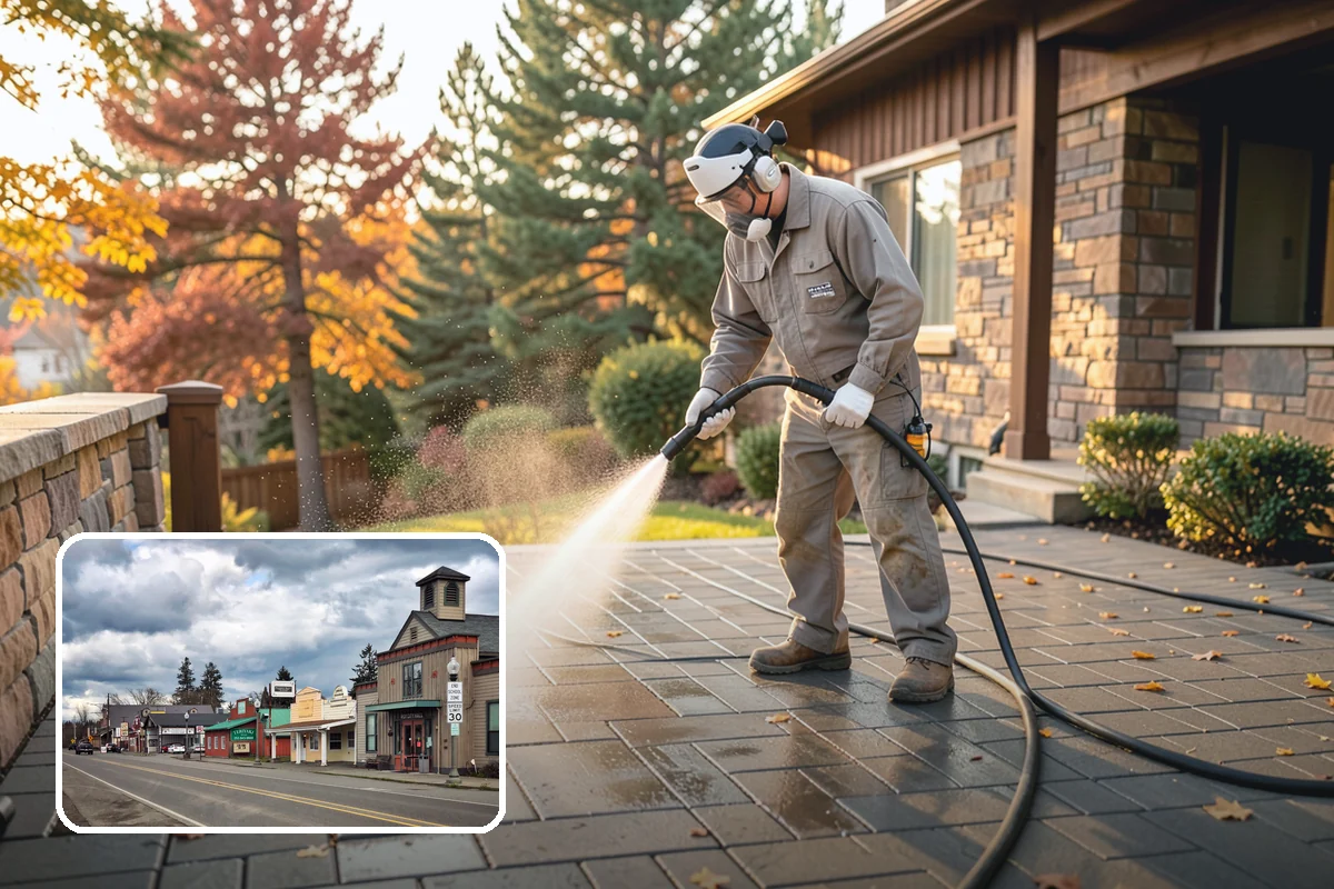 Drive-Thru Cleaning in Roy, Pierce County, WA - Eliminates the sticky drip line of spilled drinks and grease under the order window
