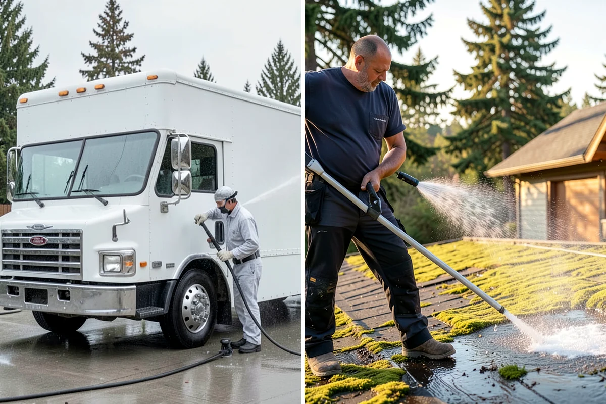 Drive-Thru Cleaning in SeaTac, King County, WA - Pre-spray the lane and window zone with a food-safe degreaser