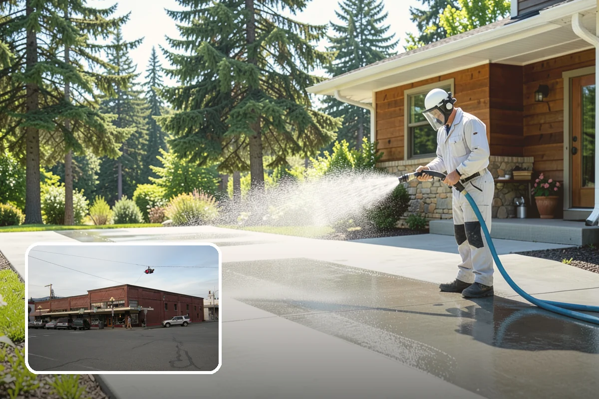 Drive-Thru Cleaning in Sedro-Woolley, Skagit County, WA - Eliminates the sticky drip line of spilled drinks and grease under the order window