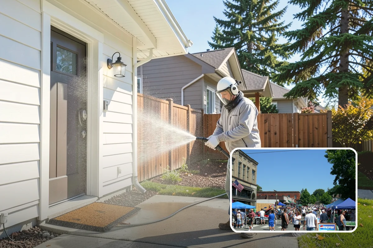 Drive-Thru Cleaning in Snohomish, Snohomish County, WA - Eliminates the sticky drip line of spilled drinks and grease under the order window