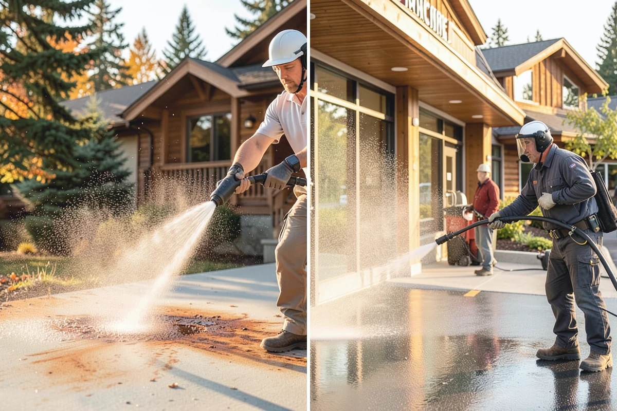 Drive-Thru Cleaning in South Prairie, Pierce County, WA - Pre-spray the lane and window zone with a food-safe degreaser