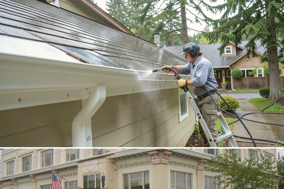 Driveway & Walkway Package in Anacortes, Skagit County, WA - Clean the drive and walkways in spring to clear winter moss before it becomes a slipping hazard.