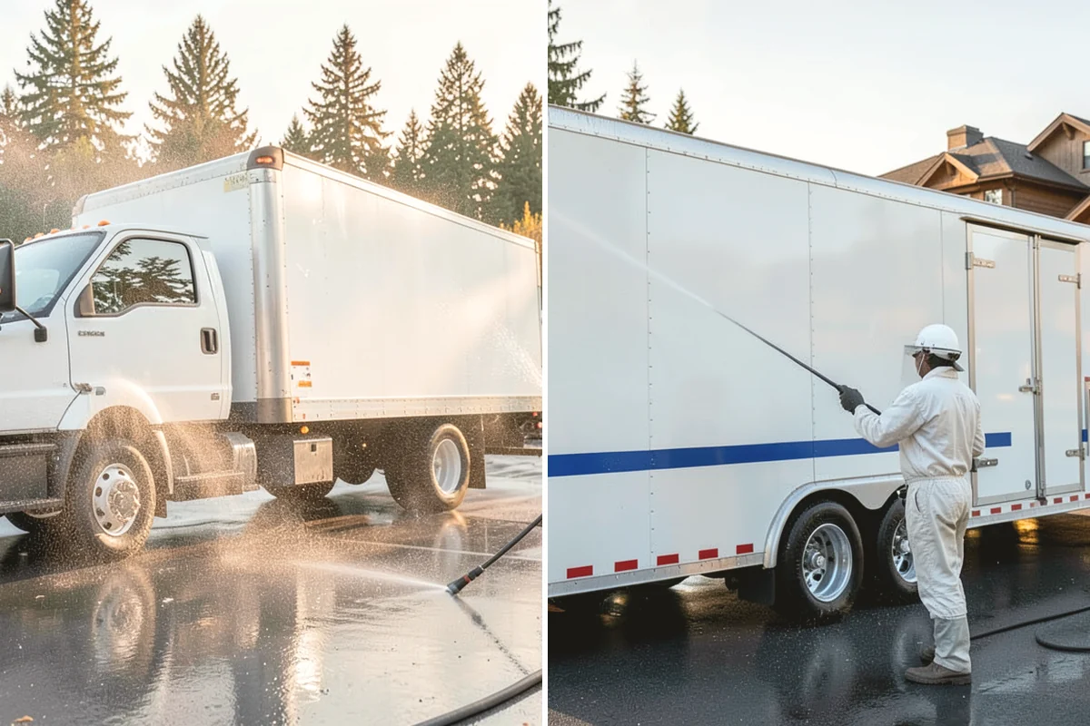 Driveway & Walkway Package in Black Diamond, King County, WA - Sweep and clear the concrete of debris