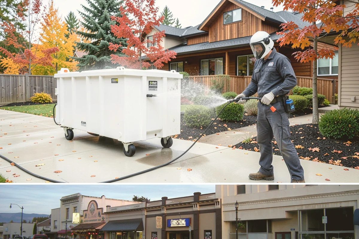 Driveway & Walkway Package in Burlington, Skagit County, WA - Clean the drive and walkways in spring to clear winter moss before it becomes a slipping hazard.