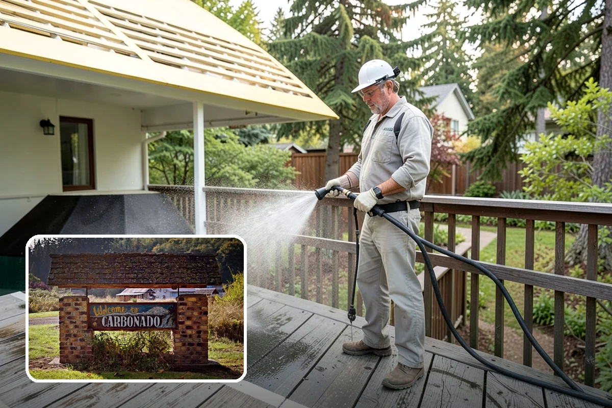 Driveway & Walkway Package in Carbonado, Pierce County, WA - Delivers streak-free results with a flat-surface cleaner