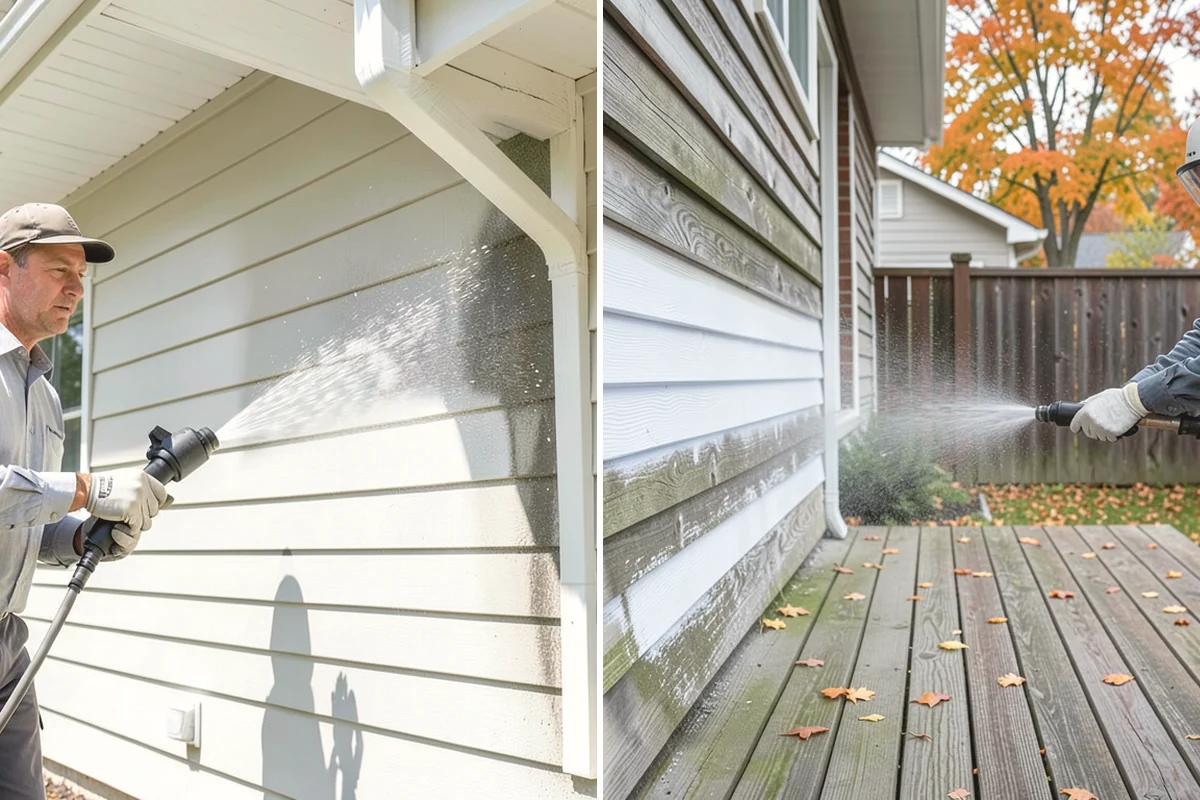 Driveway & Walkway Package in Carnation, King County, WA - Sweep and clear the concrete of debris