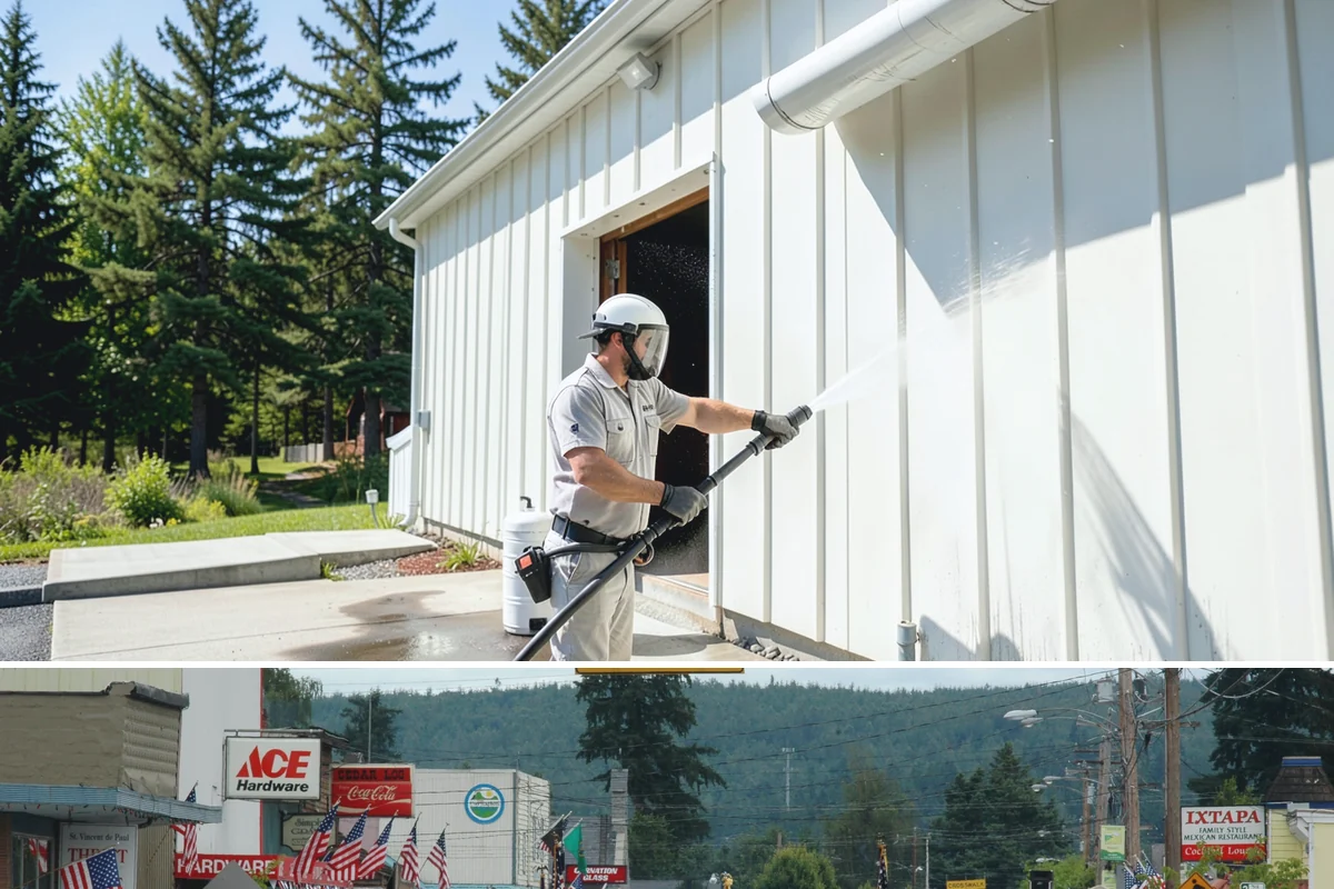 Driveway & Walkway Package in Carnation, King County, WA - Clean the drive and walkways in spring to clear winter moss before it becomes a slipping hazard.
