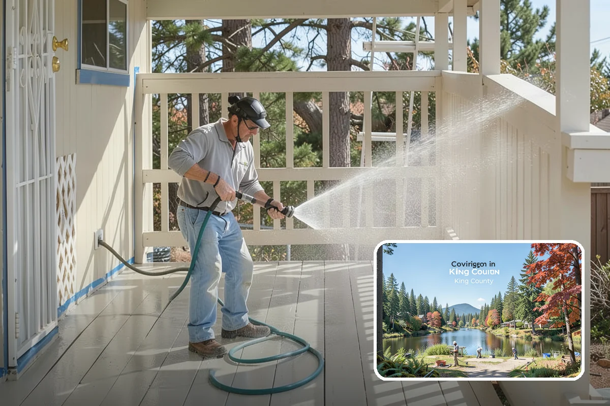 Driveway & Walkway Package in Covington, King County, WA - Delivers streak-free results with a flat-surface cleaner