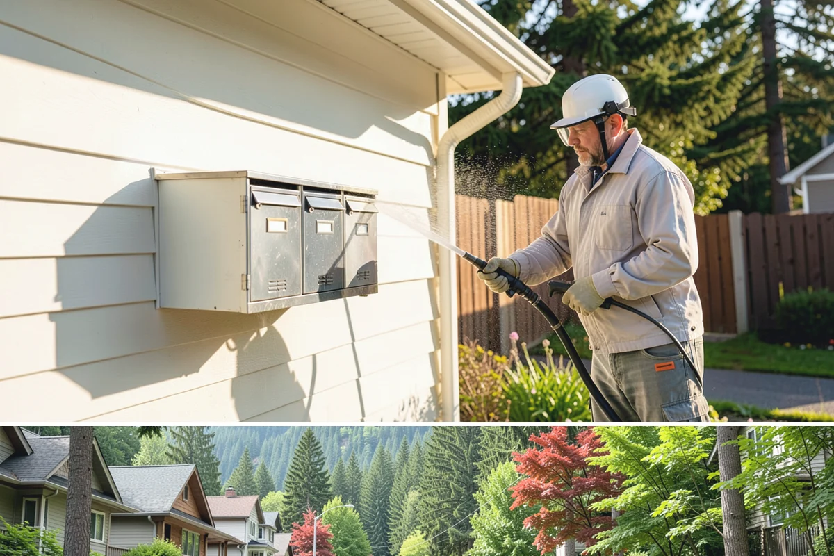Driveway & Walkway Package in Darrington, Snohomish County, WA - Clean the drive and walkways in spring to clear winter moss before it becomes a slipping hazard.