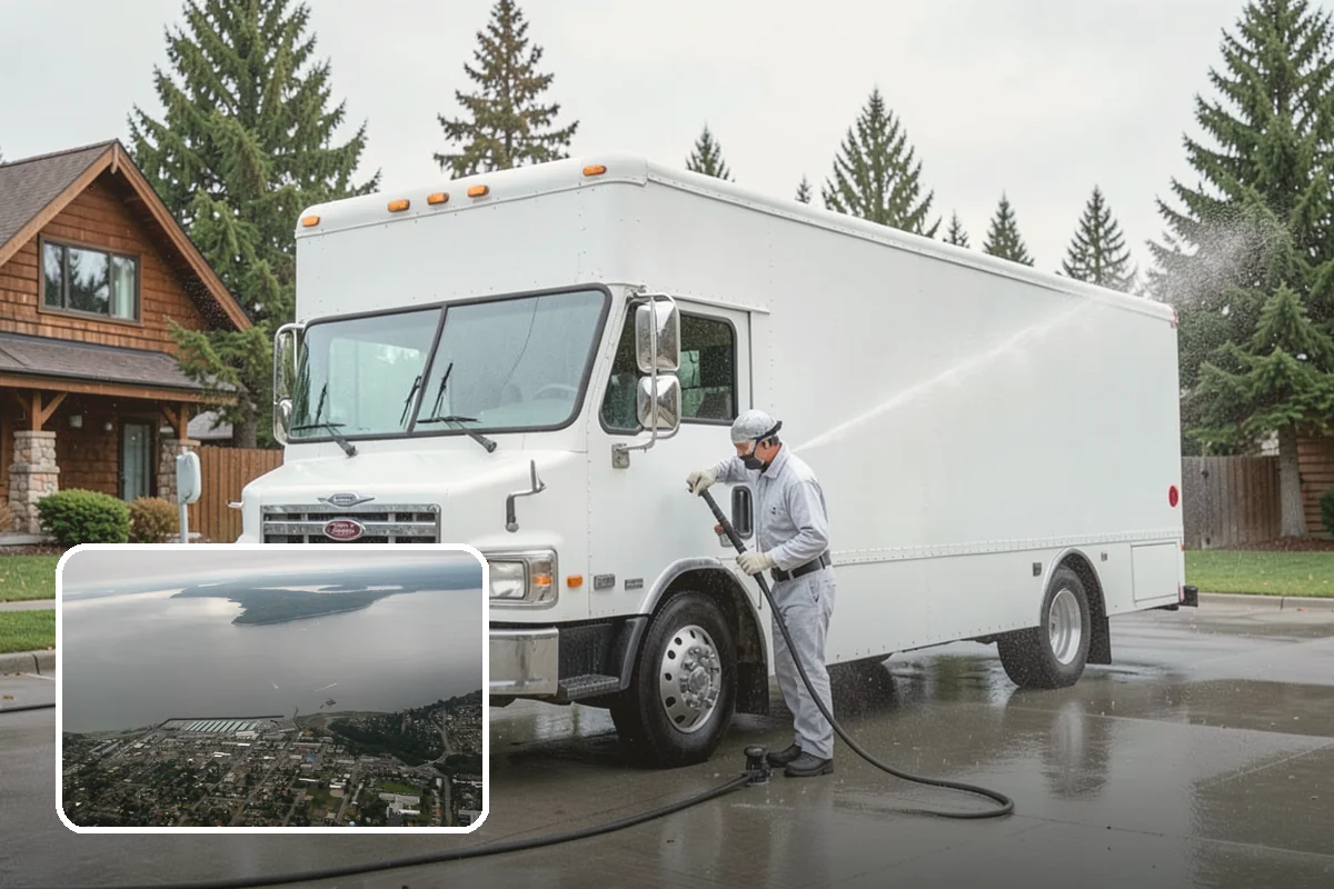 Driveway & Walkway Package in Des Moines, King County, WA - Delivers streak-free results with a flat-surface cleaner