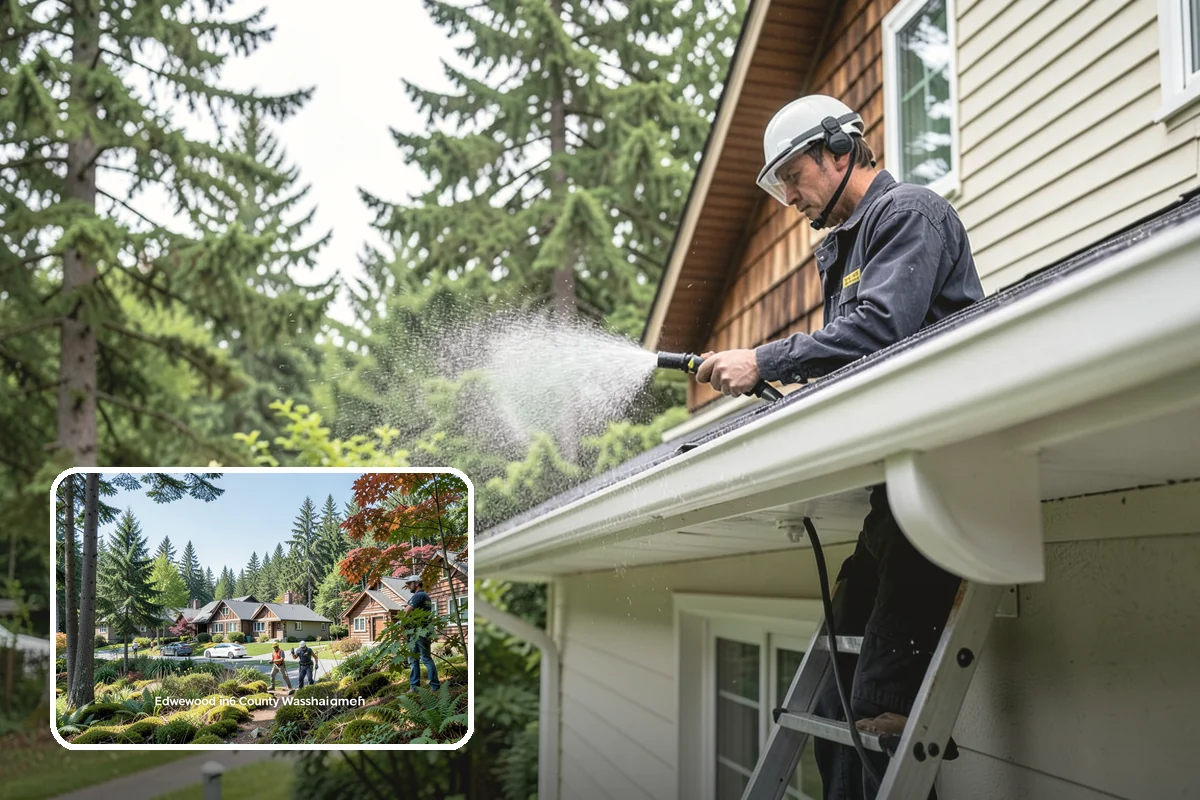 Driveway & Walkway Package in Edgewood, Pierce County, WA - Delivers streak-free results with a flat-surface cleaner