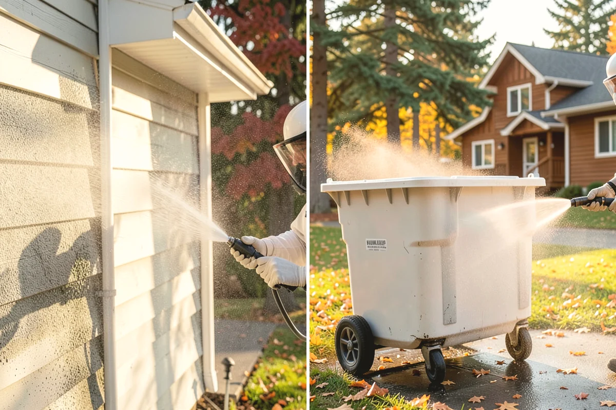 Driveway & Walkway Package in Edgewood, Pierce County, WA - Sweep and clear the concrete of debris