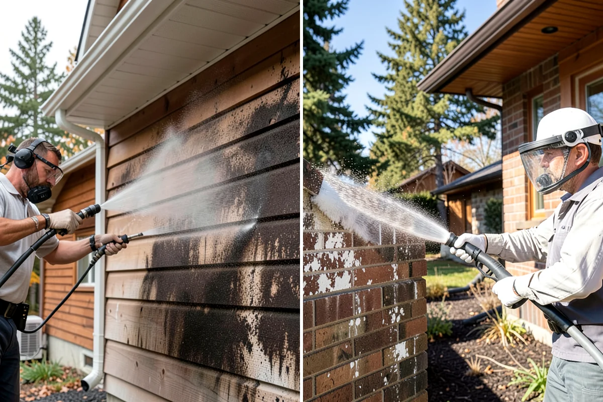 Driveway & Walkway Package in Enumclaw, King County, WA - Sweep and clear the concrete of debris