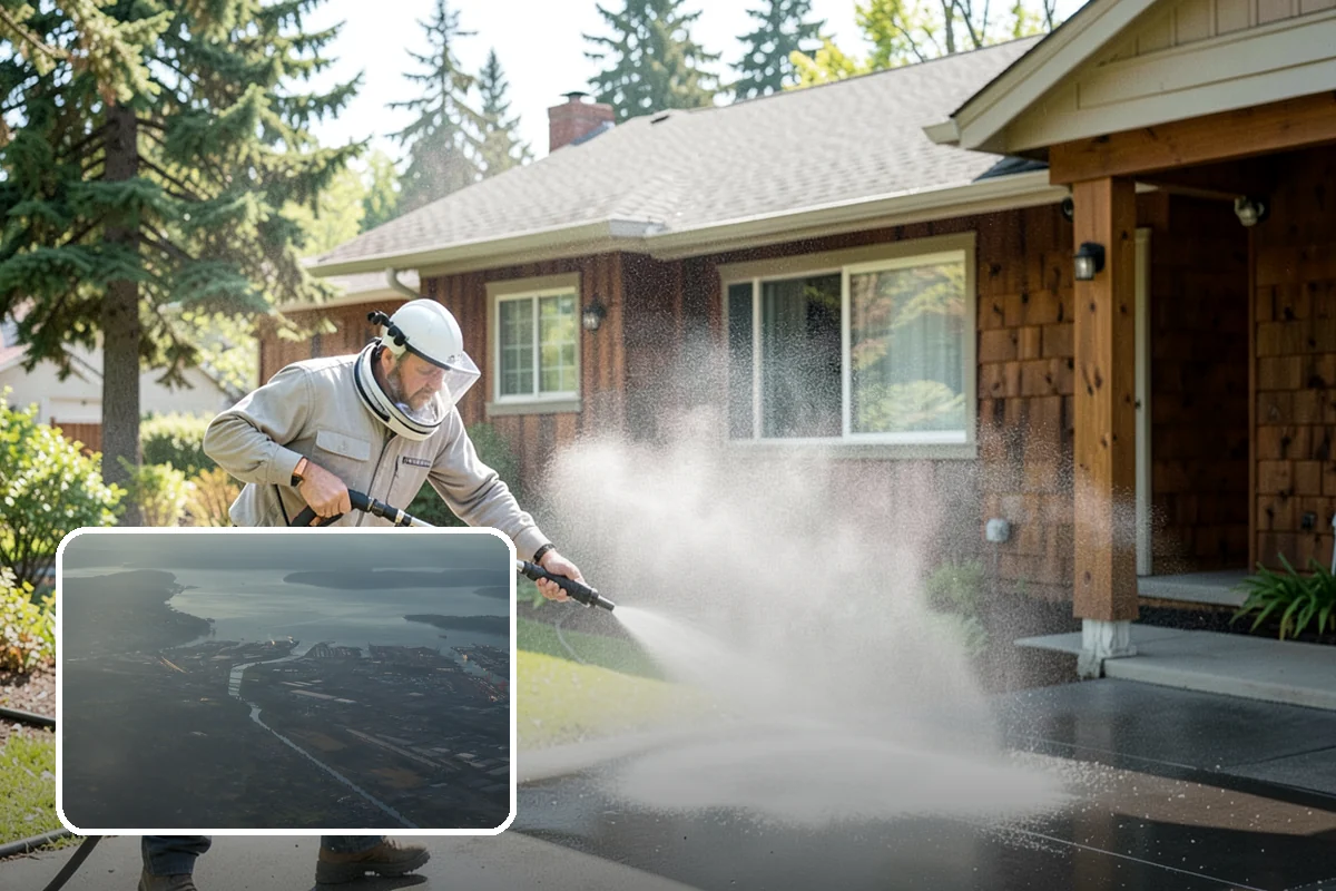 Driveway & Walkway Package in Fife, Pierce County, WA - Delivers streak-free results with a flat-surface cleaner