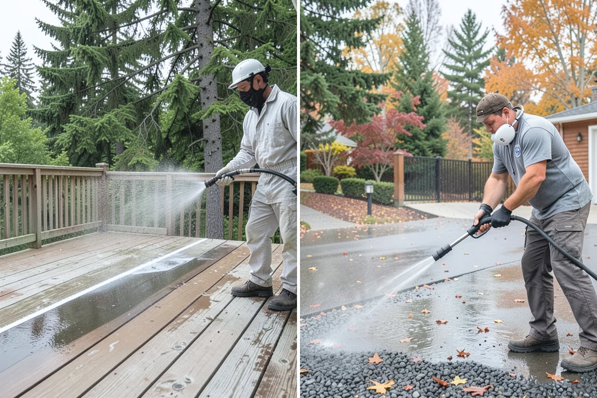Driveway & Walkway Package in Gold Bar, Snohomish County, WA - Sweep and clear the concrete of debris