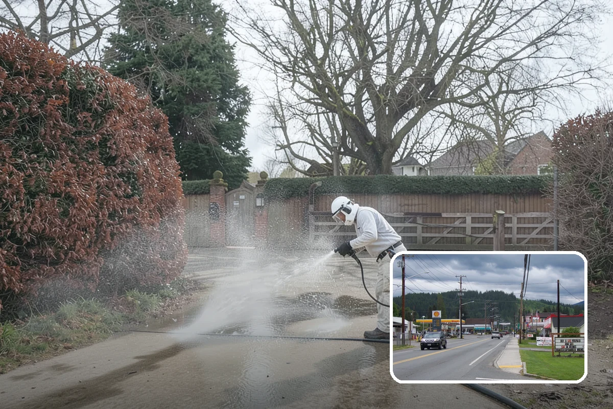 Driveway & Walkway Package in Granite Falls, Snohomish County, WA - Delivers streak-free results with a flat-surface cleaner