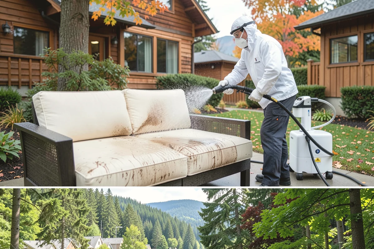 Driveway & Walkway Package in Lake Forest Park, King County, WA - Clean the drive and walkways in spring to clear winter moss before it becomes a slipping hazard.