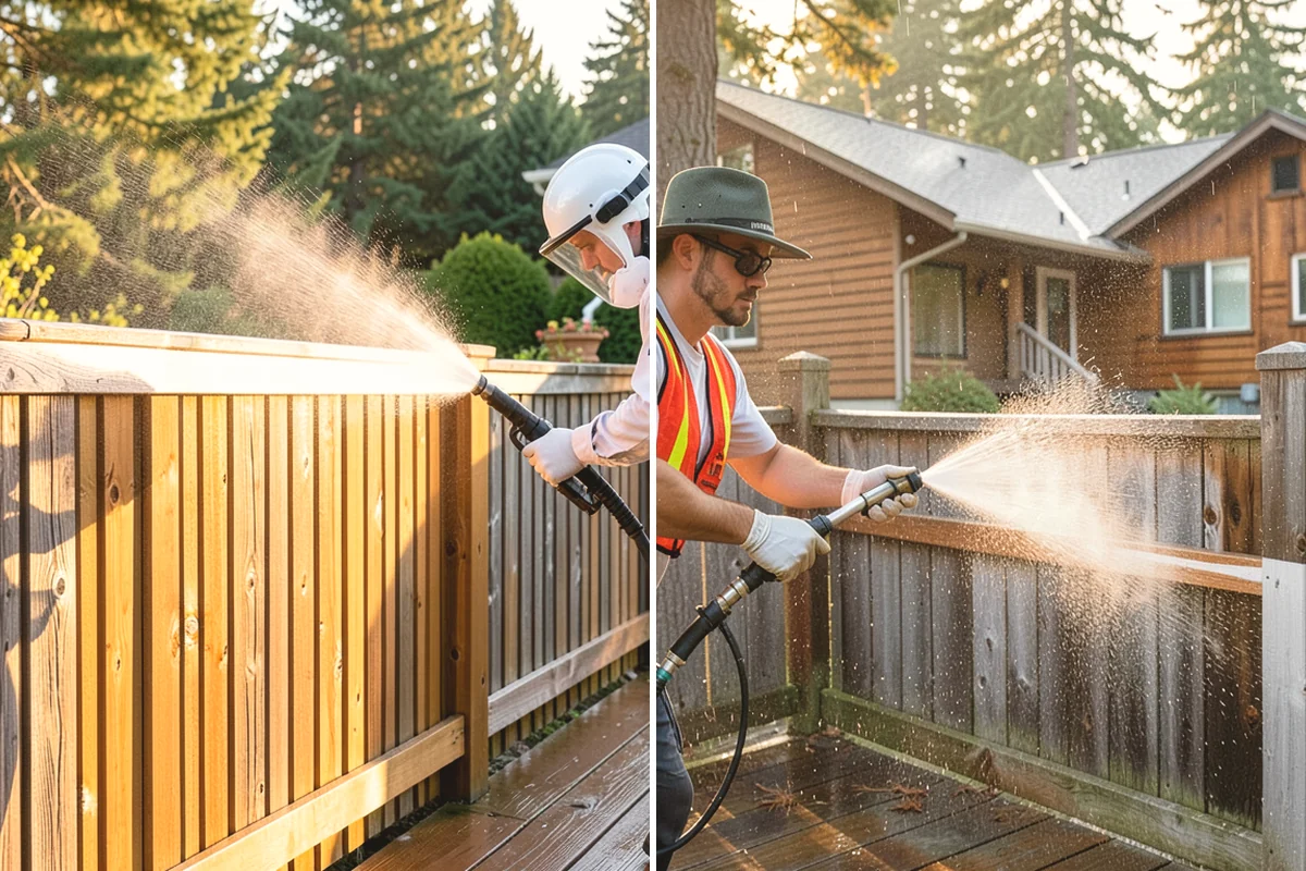 Driveway & Walkway Package in Lake Stevens, Snohomish County, WA - Sweep and clear the concrete of debris