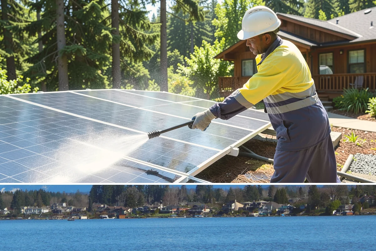 Driveway & Walkway Package in Lake Stevens, Snohomish County, WA - Clean the drive and walkways in spring to clear winter moss before it becomes a slipping hazard.