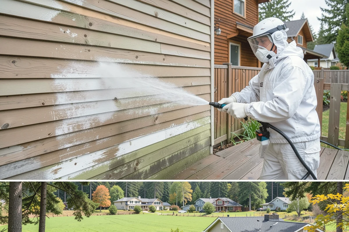 Driveway & Walkway Package in Lyman, Skagit County, WA - Clean the drive and walkways in spring to clear winter moss before it becomes a slipping hazard.