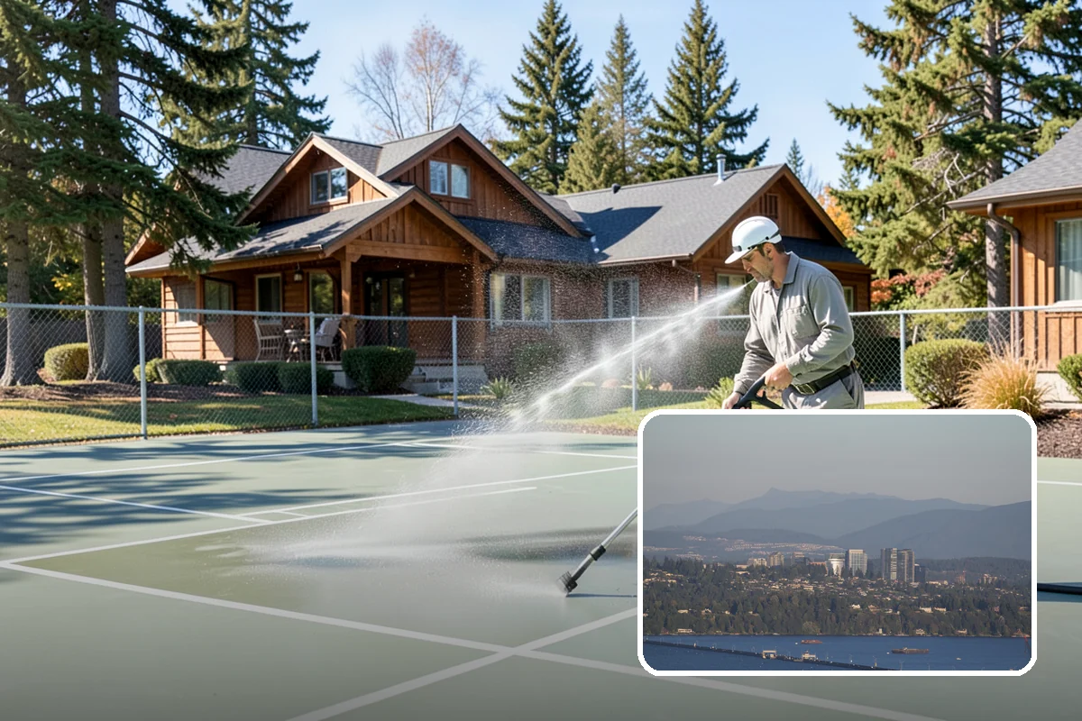 Driveway & Walkway Package in Medina, King County, WA - Delivers streak-free results with a flat-surface cleaner