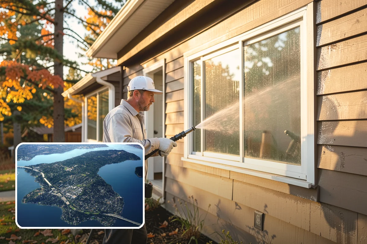 Driveway & Walkway Package in Mercer Island, King County, WA - Delivers streak-free results with a flat-surface cleaner