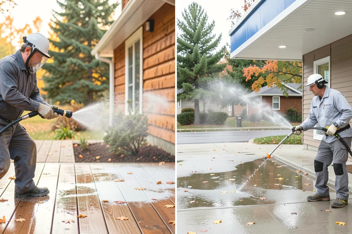 Driveway & Walkway Package in Mountlake Terrace, Snohomish County, WA - Sweep and clear the concrete of debris