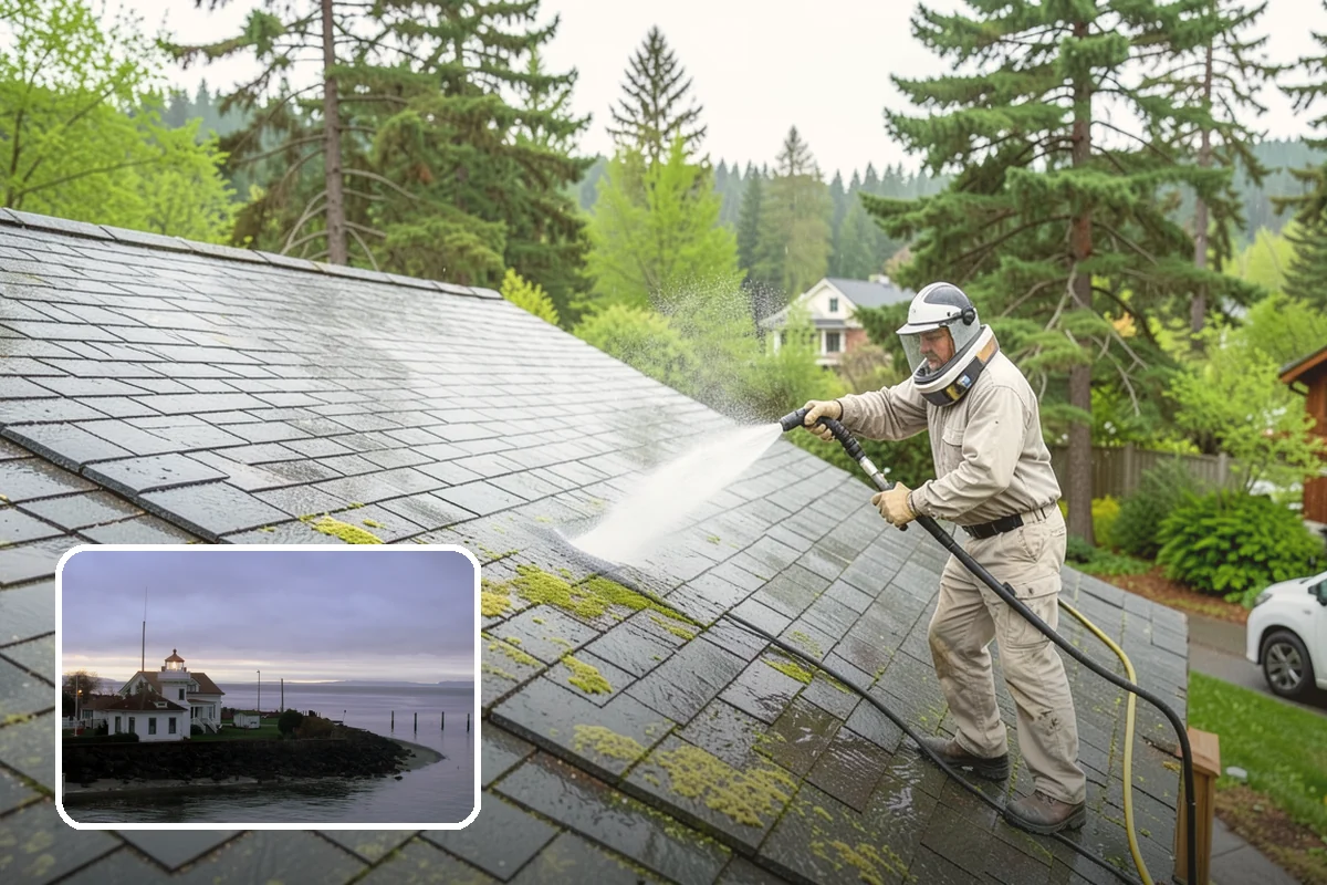 Driveway & Walkway Package in Mukilteo, Snohomish County, WA - Delivers streak-free results with a flat-surface cleaner
