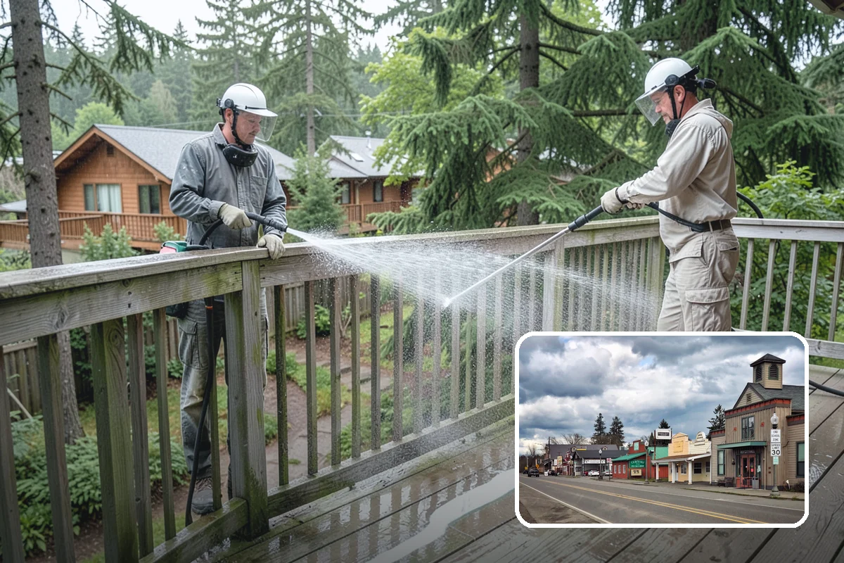 Driveway & Walkway Package in Roy, Pierce County, WA - Delivers streak-free results with a flat-surface cleaner