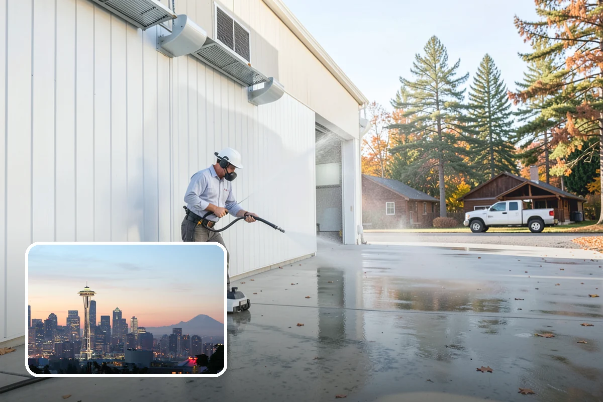 Driveway & Walkway Package in Seattle, King County, WA - Delivers streak-free results with a flat-surface cleaner