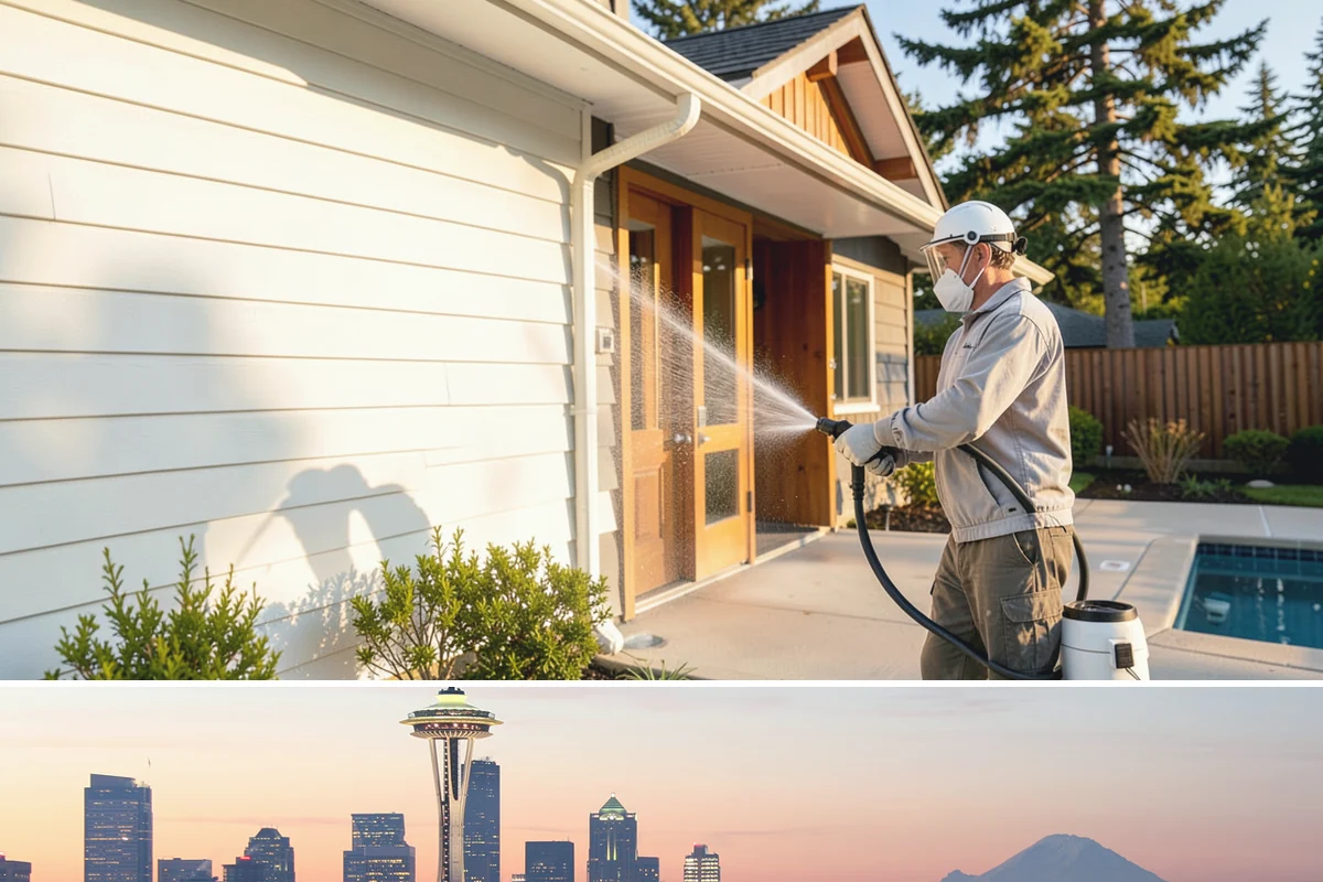 Driveway & Walkway Package in Seattle, King County, WA - Clean the drive and walkways in spring to clear winter moss before it becomes a slipping hazard.