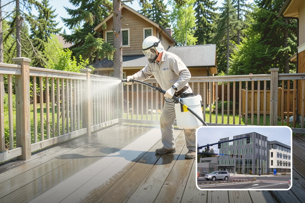 Driveway & Walkway Package in Shoreline, King County, WA - Delivers streak-free results with a flat-surface cleaner