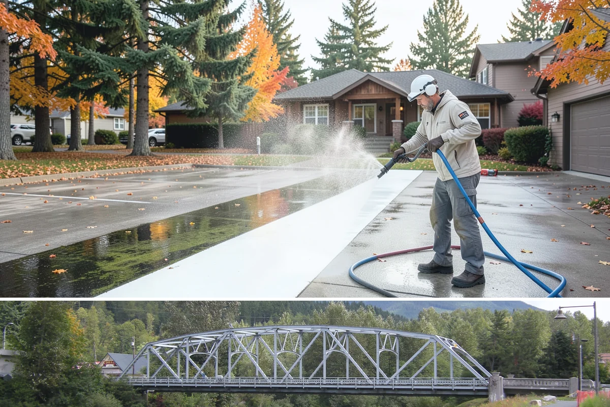 Driveway & Walkway Package in Skykomish, King County, WA - Clean the drive and walkways in spring to clear winter moss before it becomes a slipping hazard.