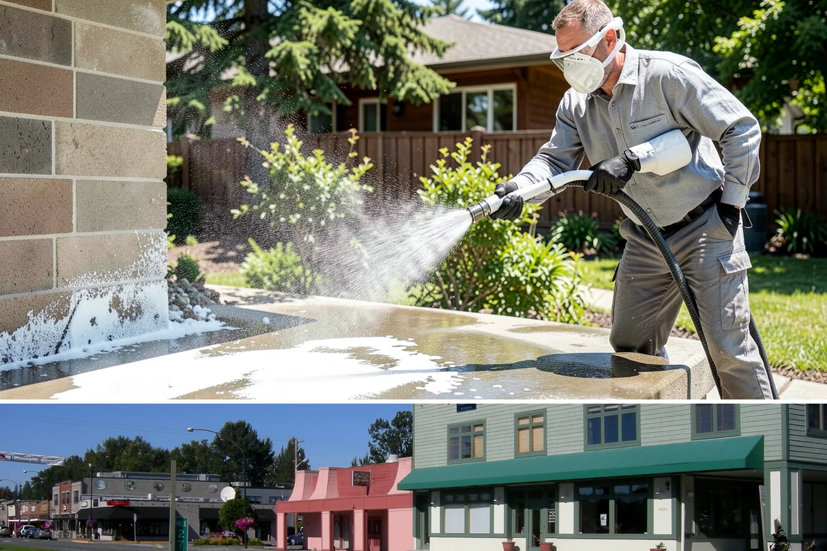 Driveway & Walkway Package in Snoqualmie, King County, WA - Clean the drive and walkways in spring to clear winter moss before it becomes a slipping hazard.
