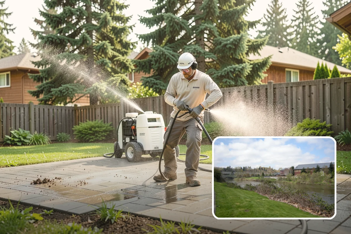 Driveway & Walkway Package in Tukwila, King County, WA - Delivers streak-free results with a flat-surface cleaner