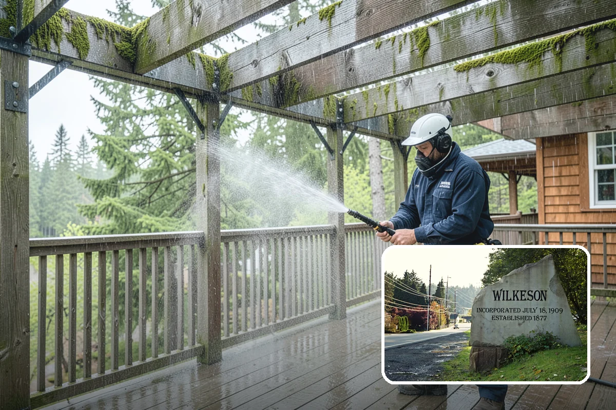 Driveway & Walkway Package in Wilkeson, Pierce County, WA - Delivers streak-free results with a flat-surface cleaner