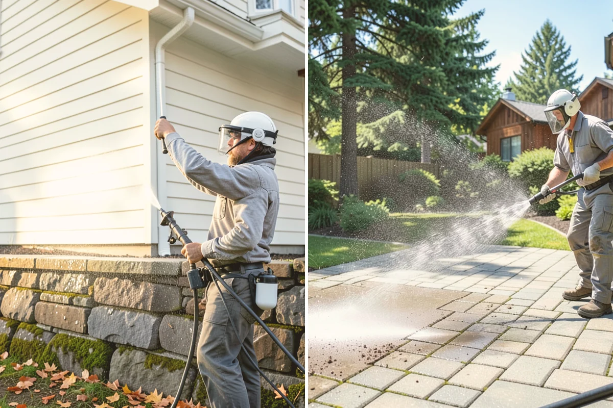 Driveway Brightening in Algona, King County, WA - Deep-clean the driveway to remove surface buildup